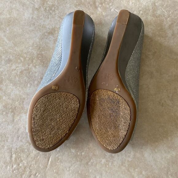 Alex Marie Silver Platform Shoes, Size 6.5M - Picture 4 of 10